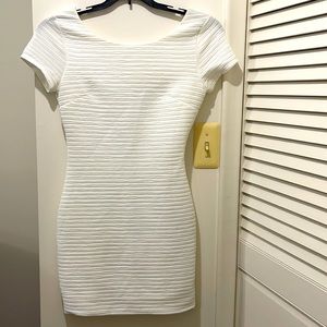 Forever 21 Fitted White Dress